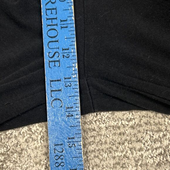 Effie's Heart Pants Womens Medium Wide Leg High Waisted Black Stretch - Picture 6 of 8